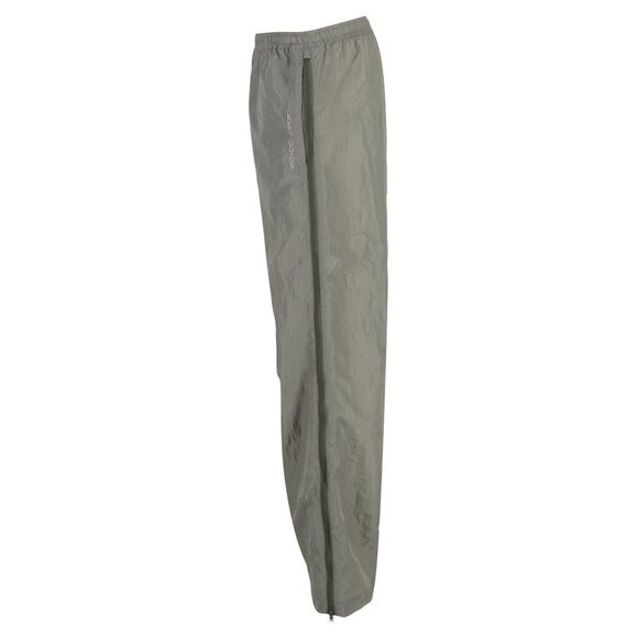 Acne Studios Velvet-Trimmed Zip-detailed Shell Track Trousers In Green Nylon - Picture 2 of 3